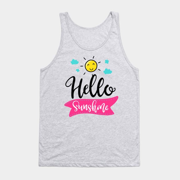 Hello sunshine Tank Top by ByVili